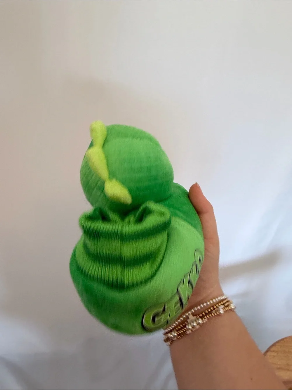 Target Green Plush Gekko Kids Slippers